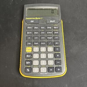 Construction Master 5 Calculator Accurate Construction-Math Calculations Metric